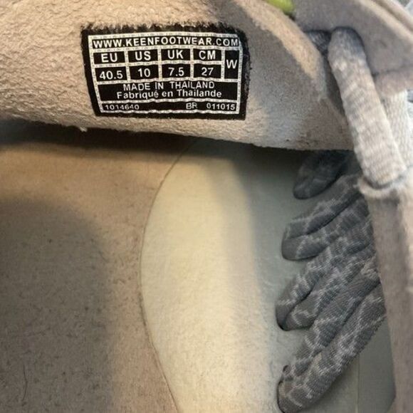 Keen Uneek Round Cord Bungee Sport Sandal Women Size 10 Rock Gray - Picture 2 of 14